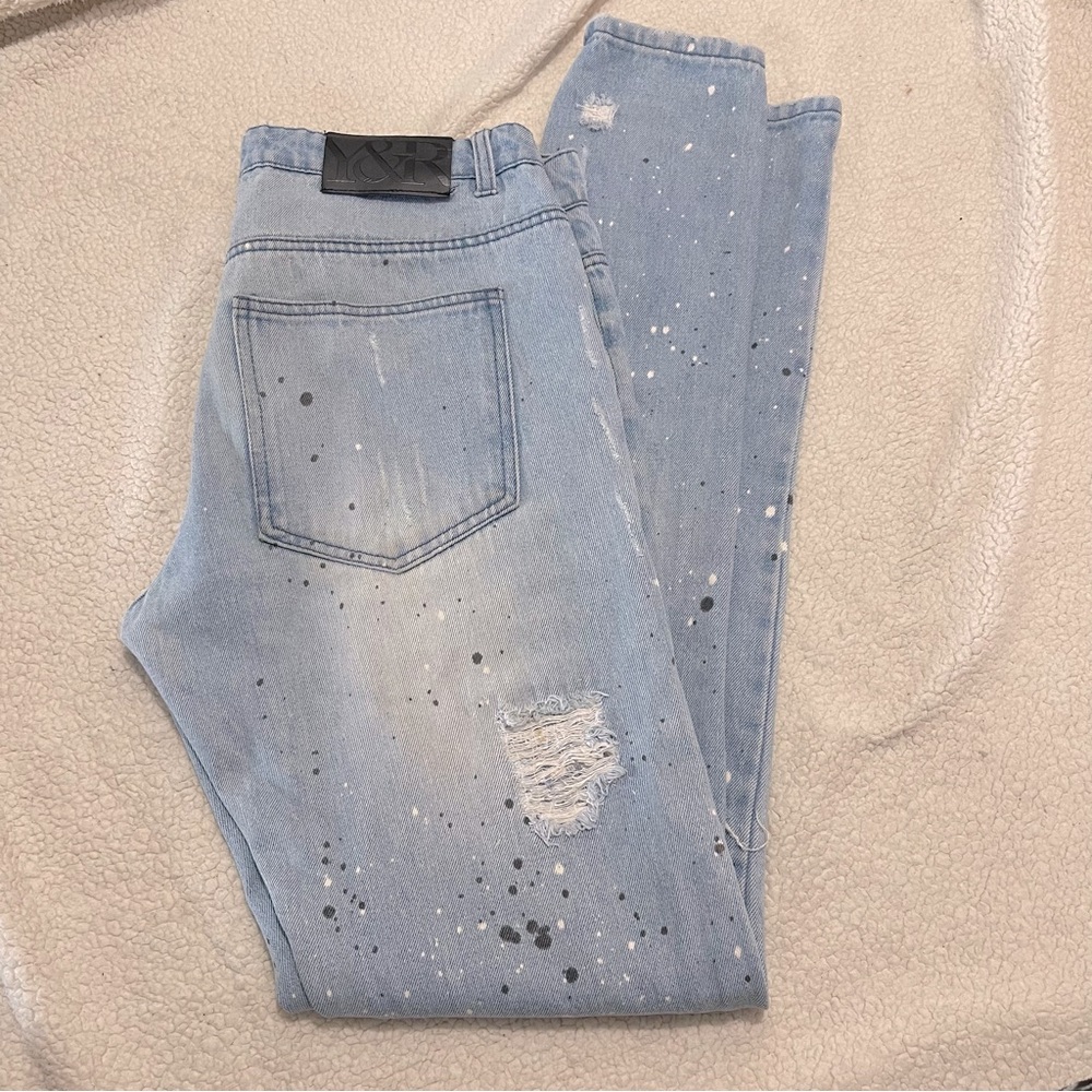Splatter Skinny Jeans